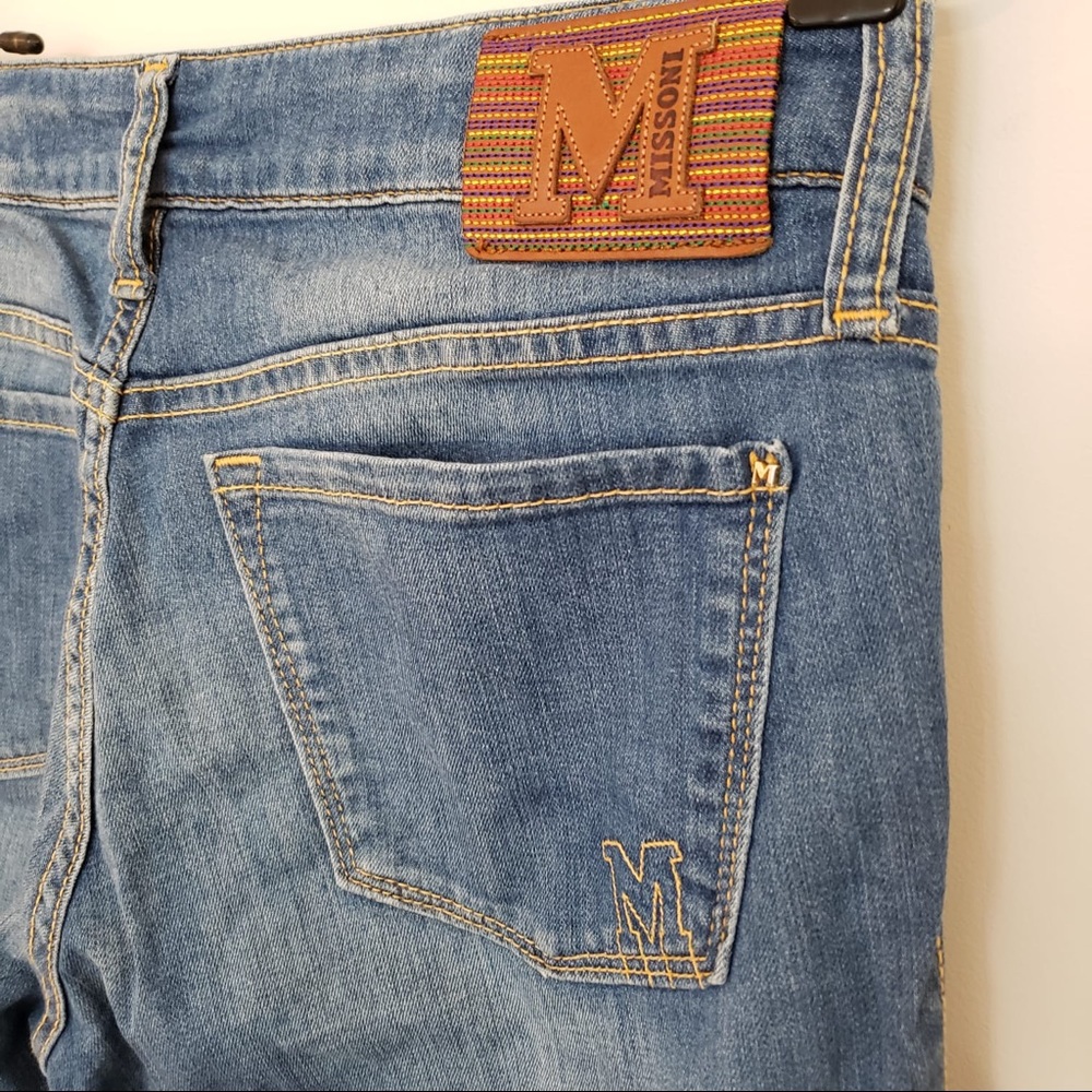 Missoni medium wash denim skinny jeans